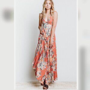 Through The Vine Printed Maxi Dress